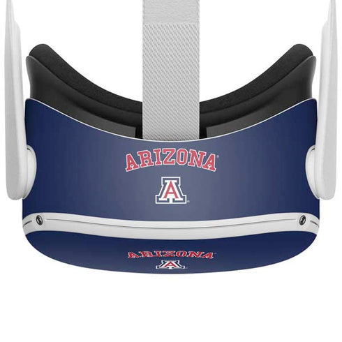 University of Arizona Primary Logo Blue Oculus Quest 2 Skin